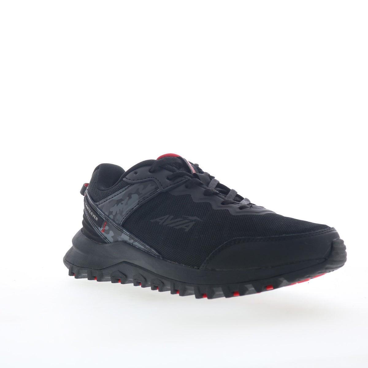 Men's Athletic Hiking Shoes - Extra Wide 4E Trail Sneakers Black