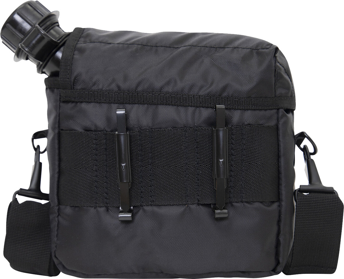 Military 2 Quart Nylon Canteen Cover with Carry Strap - Water Resistant Camping Accessory