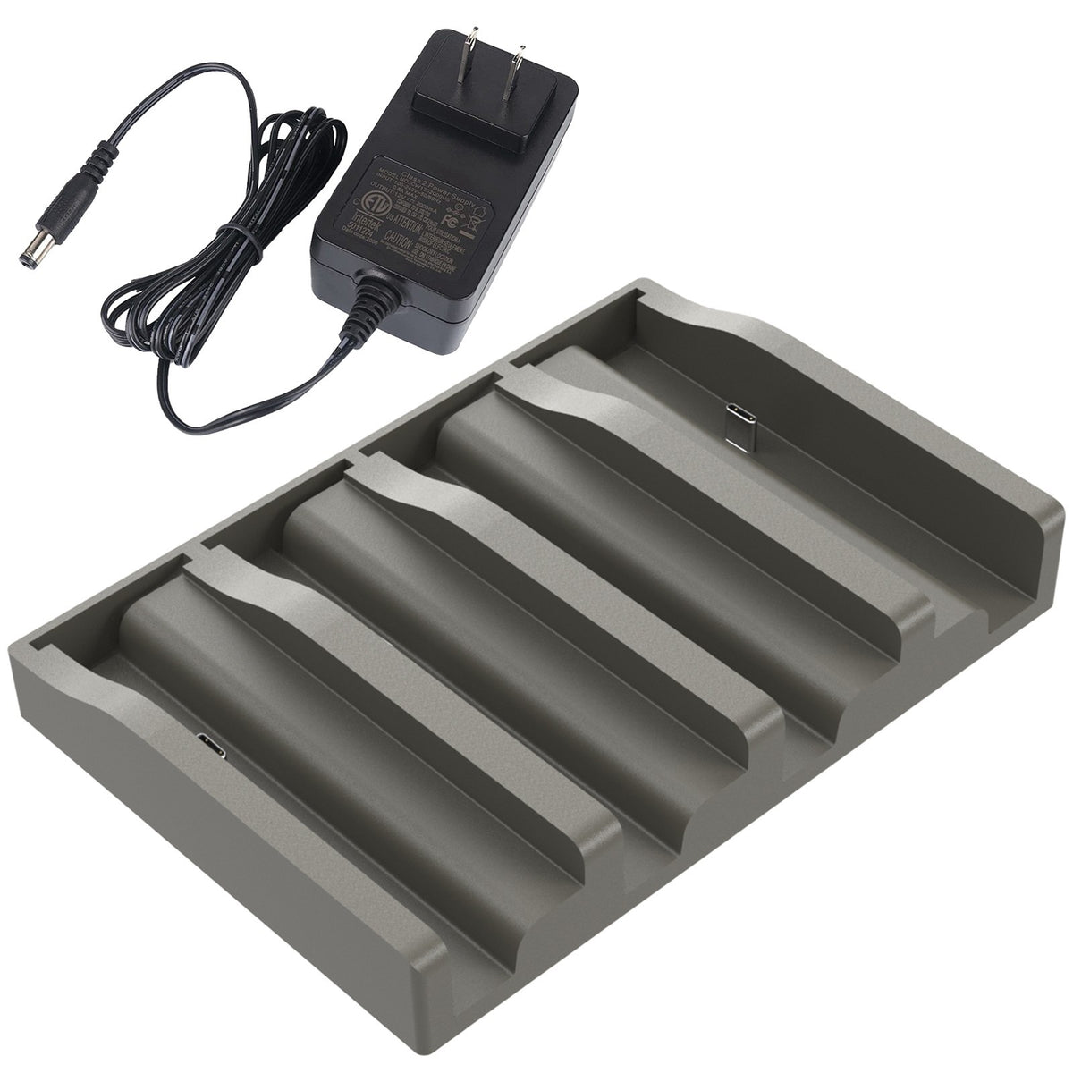 4-Port Lithium Cartridge Charger for Tactacam Reveal EM6 Batteries