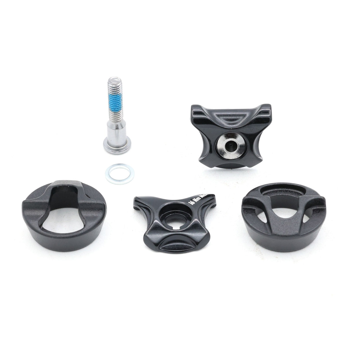 Bicycle Seatpost Clamp Assembly 7x7mm Round Rails Black - Compatible with Bontrager