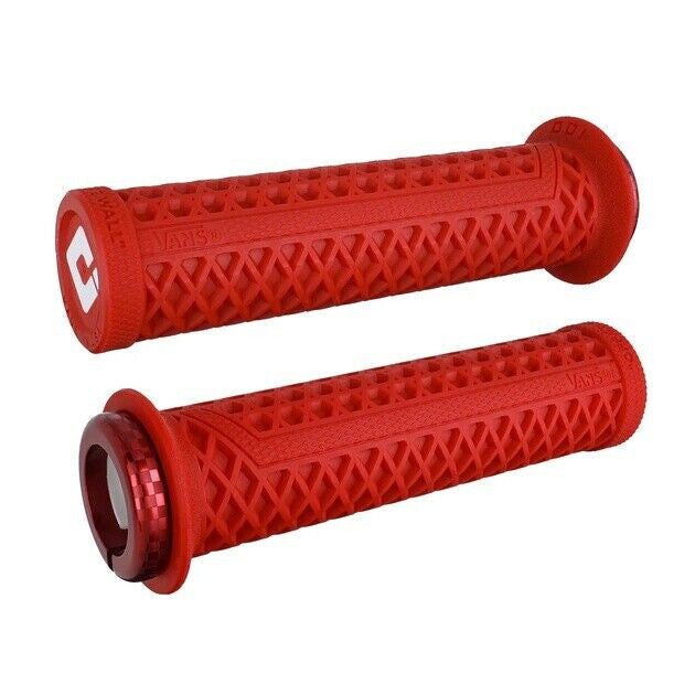 Lock On Flanged Mountain Bike Grip Set - Multiple Colors