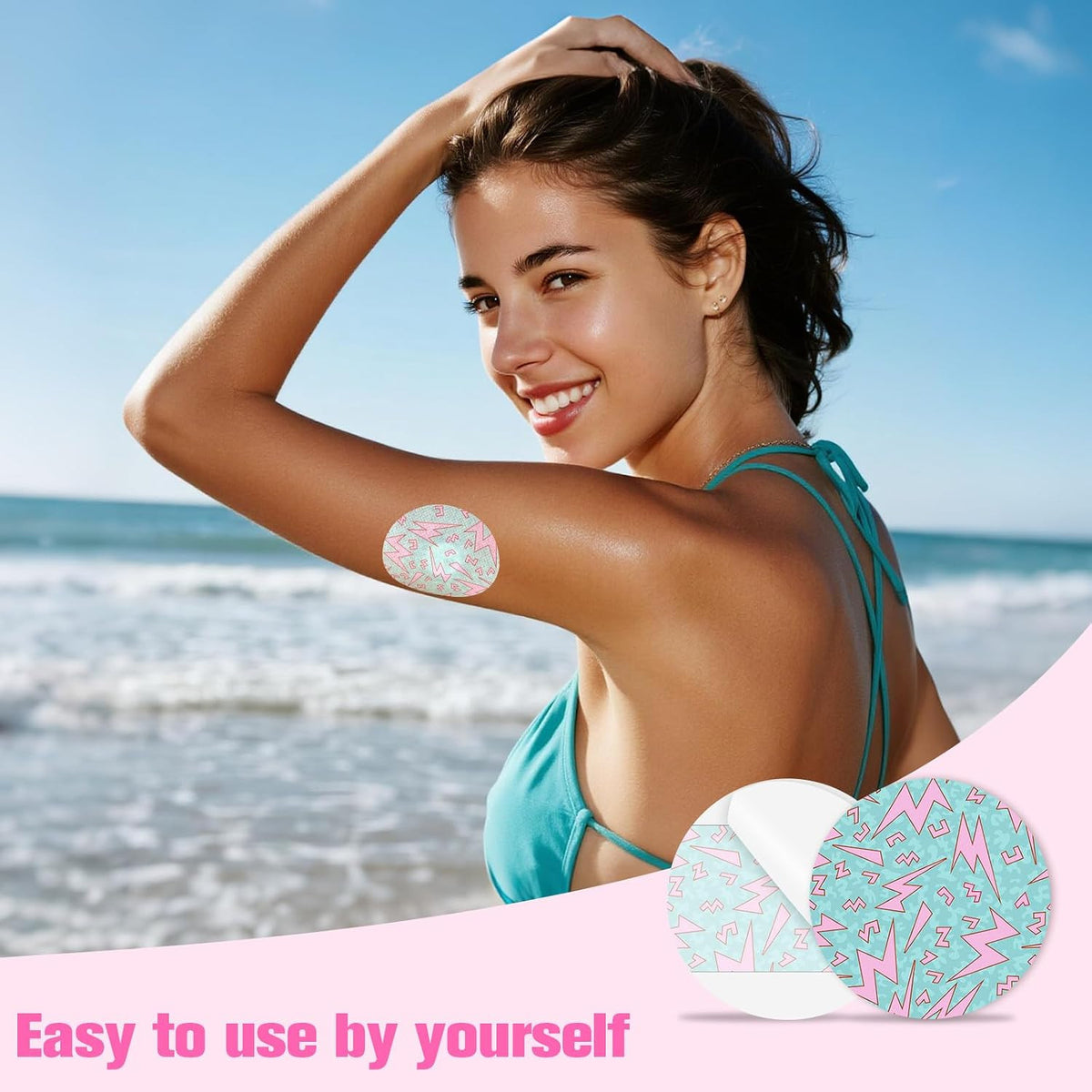 10 Pack Waterproof & Sweatproof Libre 3 Sensor Covers for Diabetes Monitoring