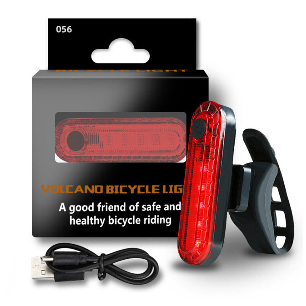 Rechargeable Bike Tail Light Set - USB LED Rear Safety Lights for Bicycle, Scooter, Helmet & More