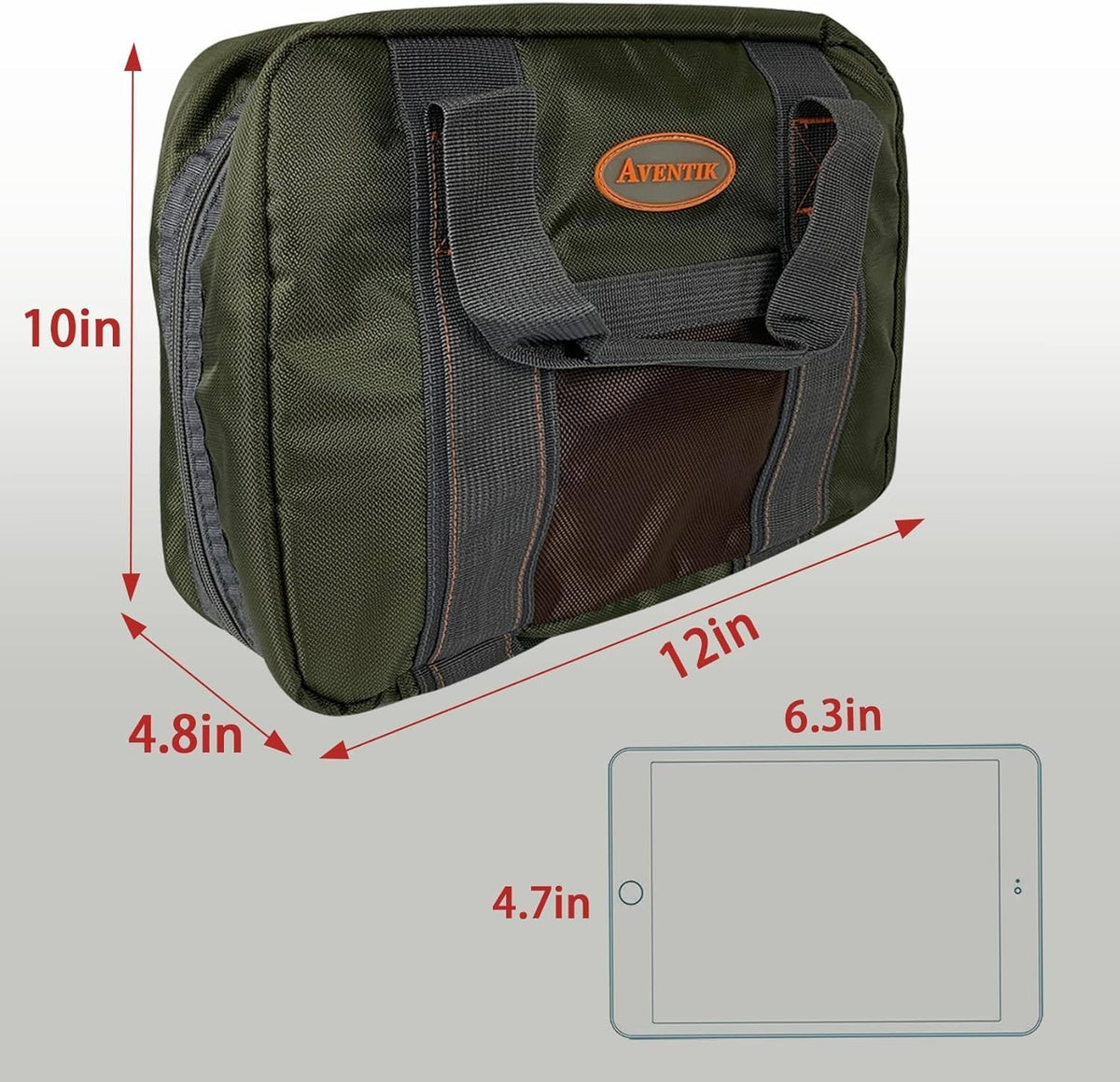 Fly Tying Storage Bag Large Capacity Multi-Pocket Fly Fishing Organizer
