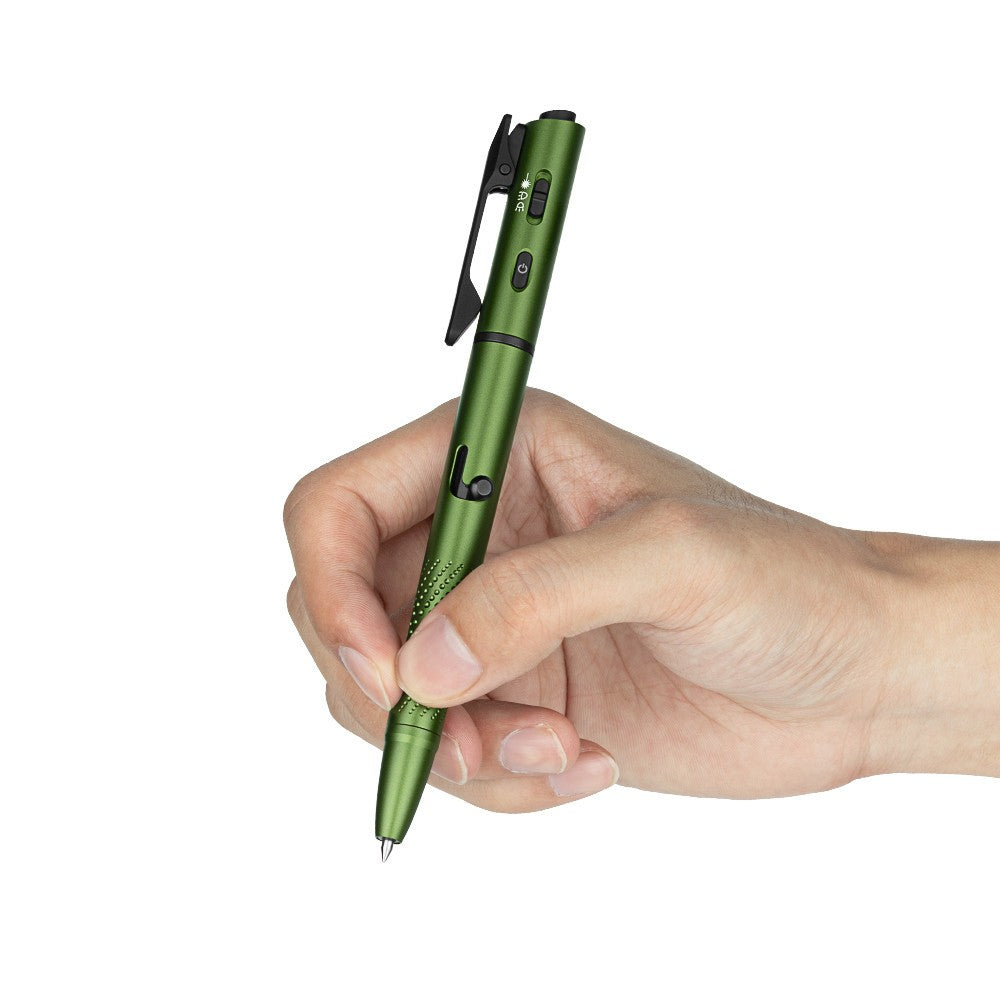 Multifunctional Pen Light with Green Laser and 120 Lumens - OD Green