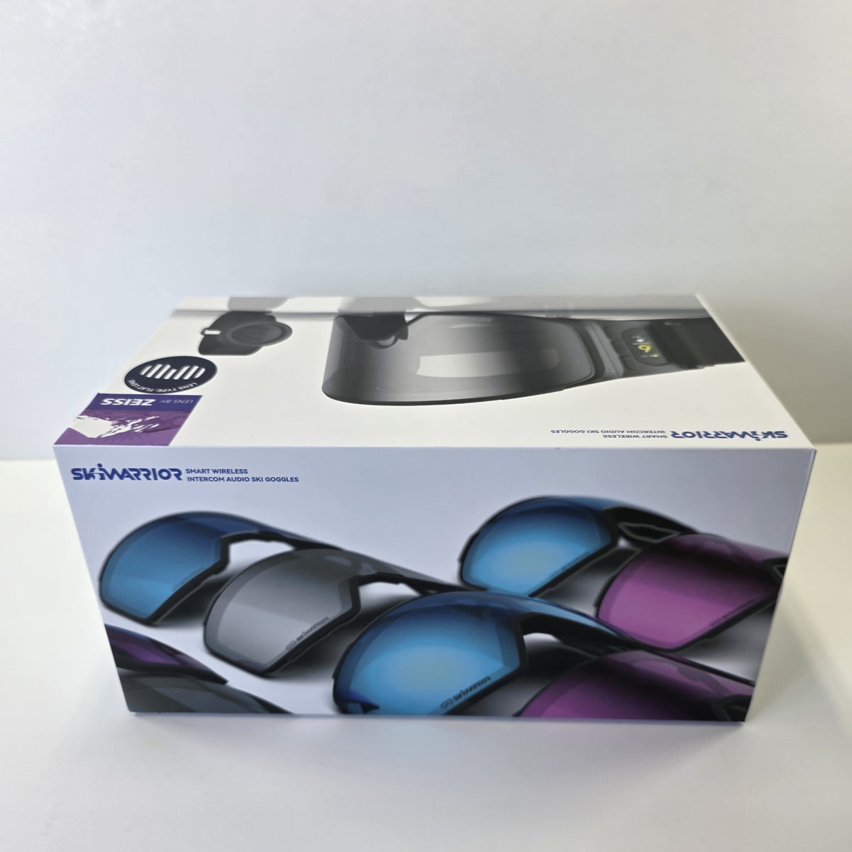 Wireless Ski Goggles with Bluetooth Intercom Pink Zeiss Lens - Smart Snow Sports Gear