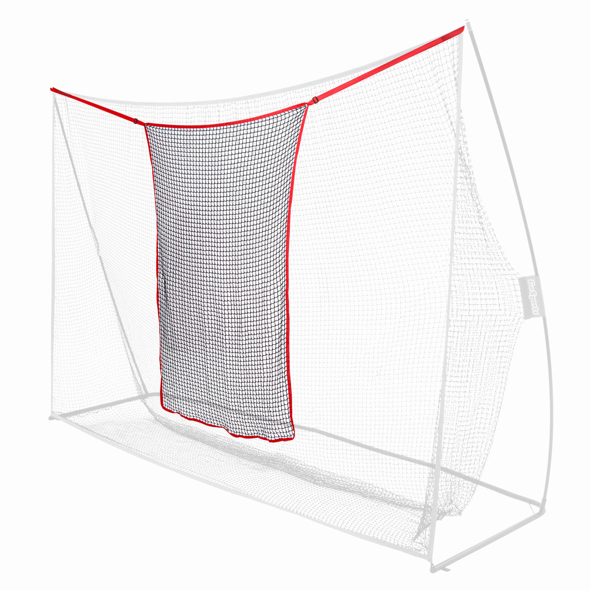 Golf Practice Net Extender - Universal 6' x 4' Clip-On Attachment for 7' and 10' Golf Nets