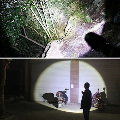 Military-Grade 2000 Lumen LED Tactical Flashlight with Zoom Modes & SOS