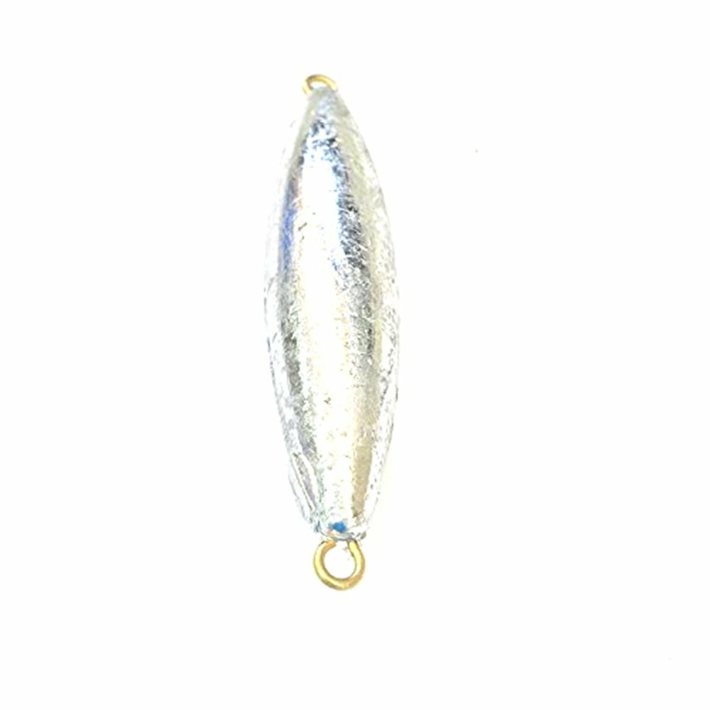 Fishing Sinkers - 5 LB Torpedo Shaped Weights with Wire Loops for Trolling & Bottom Rigging
