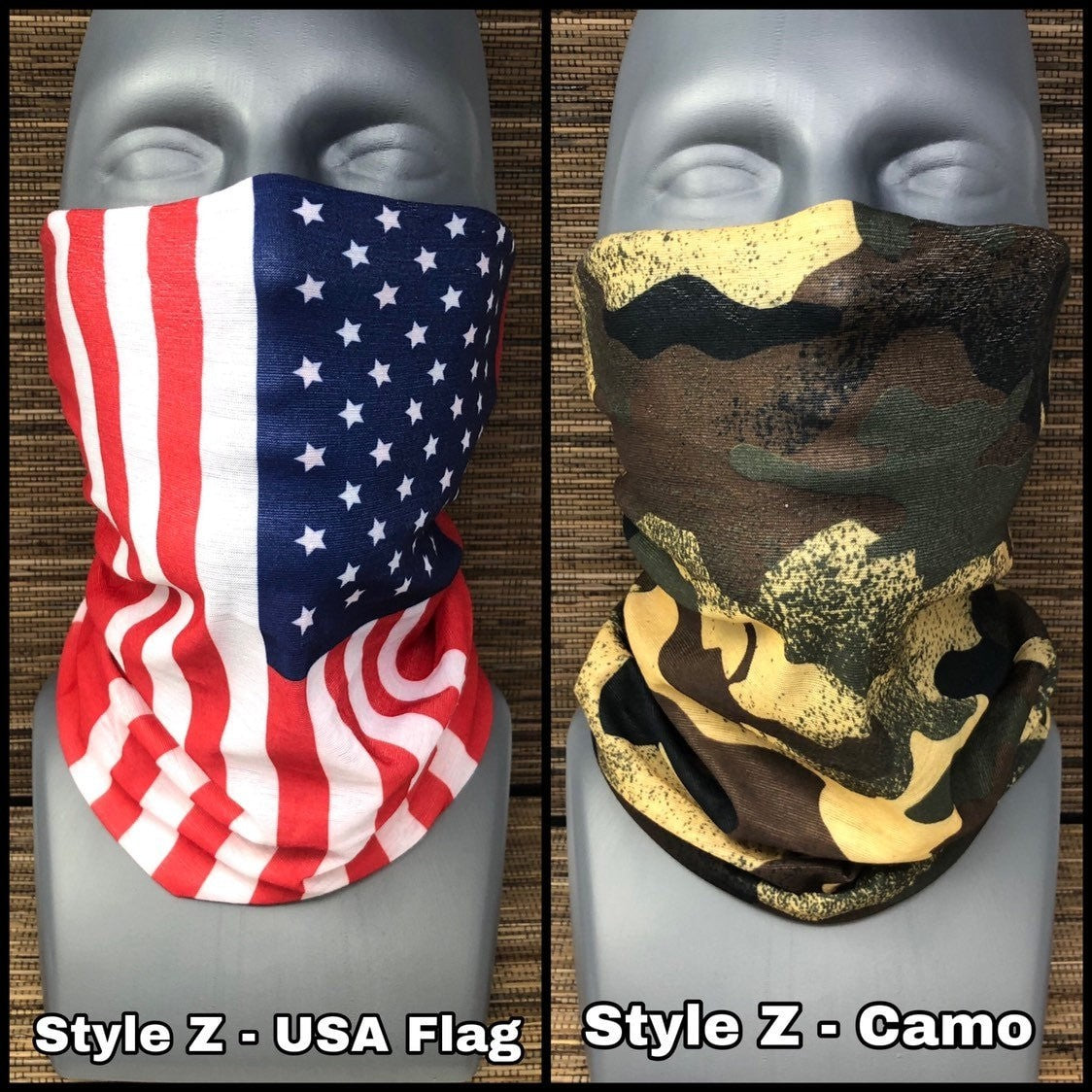 Unisex Multi-Functional Face Mask Gaiter Balaclava Neck Cover for Motorcycle & Outdoors