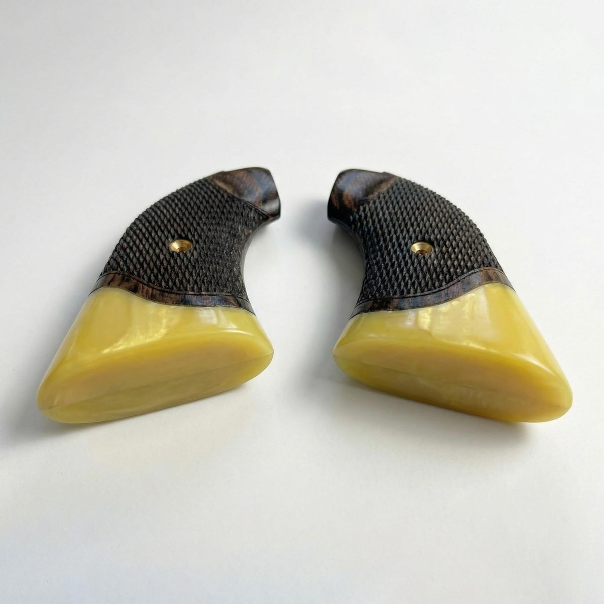 Heritage Rough Rider Pistol Grips with Rosewood & Faux Ivory Accent