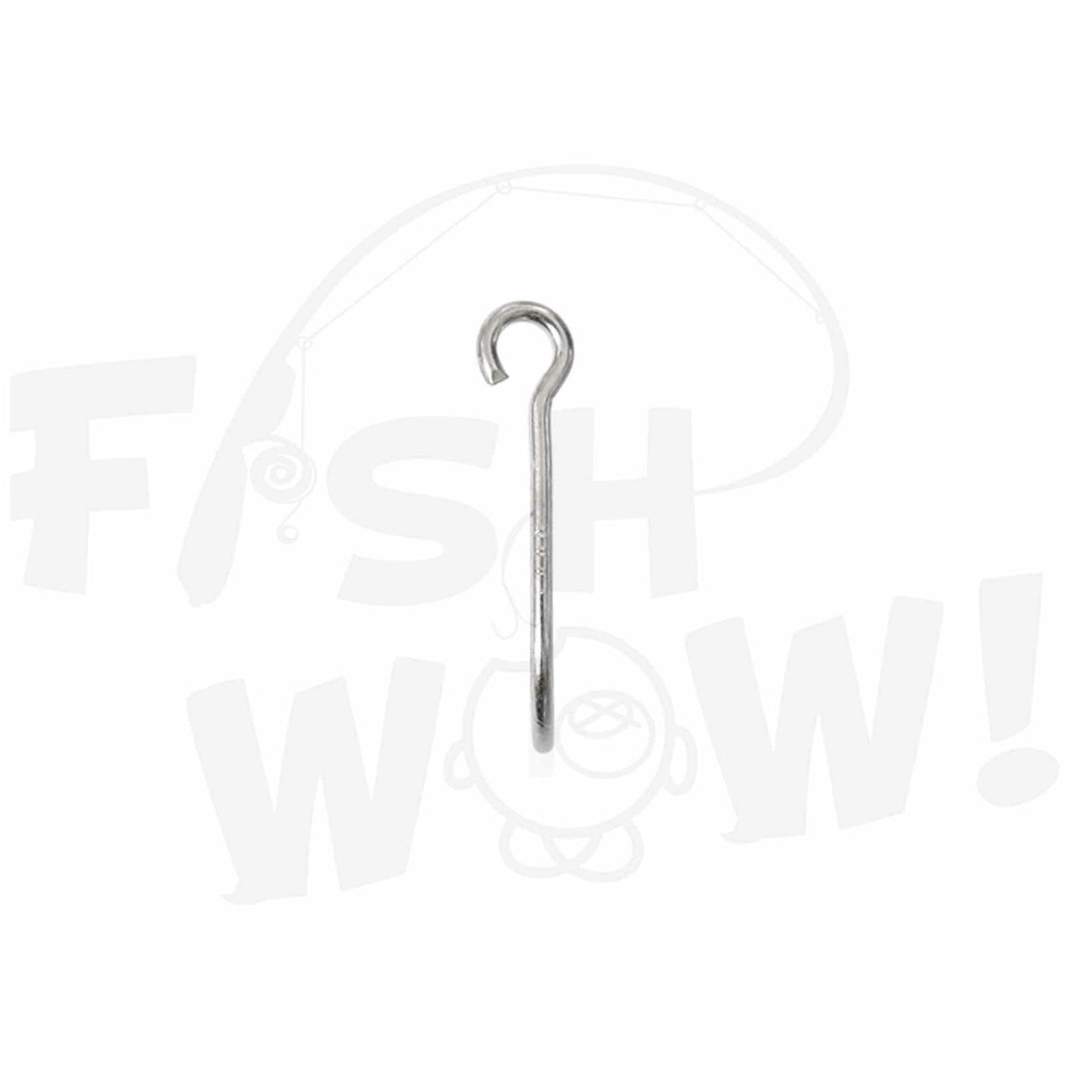 50pcs Fishing Siwash Nickel Hooks with Open Eye - Heavy Duty Tackle