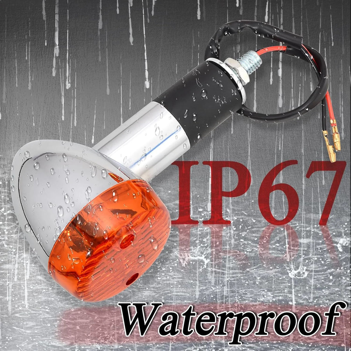Motorcycle Turn Signal Lamp Set for Kawasaki Vulcan VN Front Rear Indicators