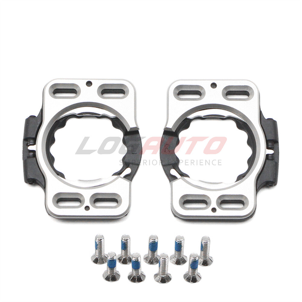 Bike Cleat Covers for SpeedPlay Zero Road Cycling Pedals - Aluminum & Resin