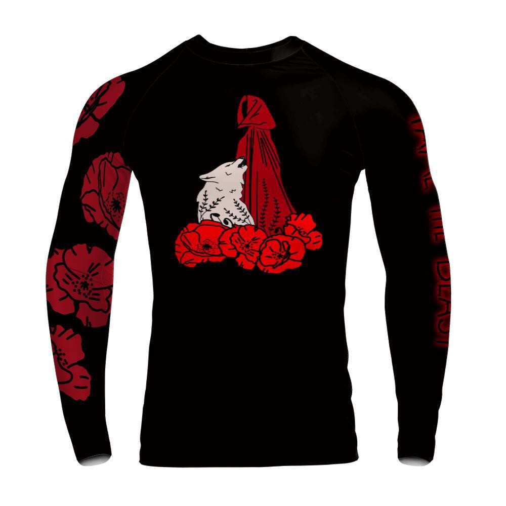 Men's BJJ Rashguard Compression Shirt - No-Gi Grappling MMA Gear