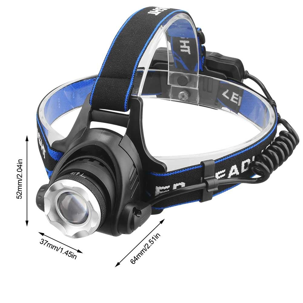 Multicolor LED RGBW Zoom Headlamp - Hunting, Camping & Outdoor Light