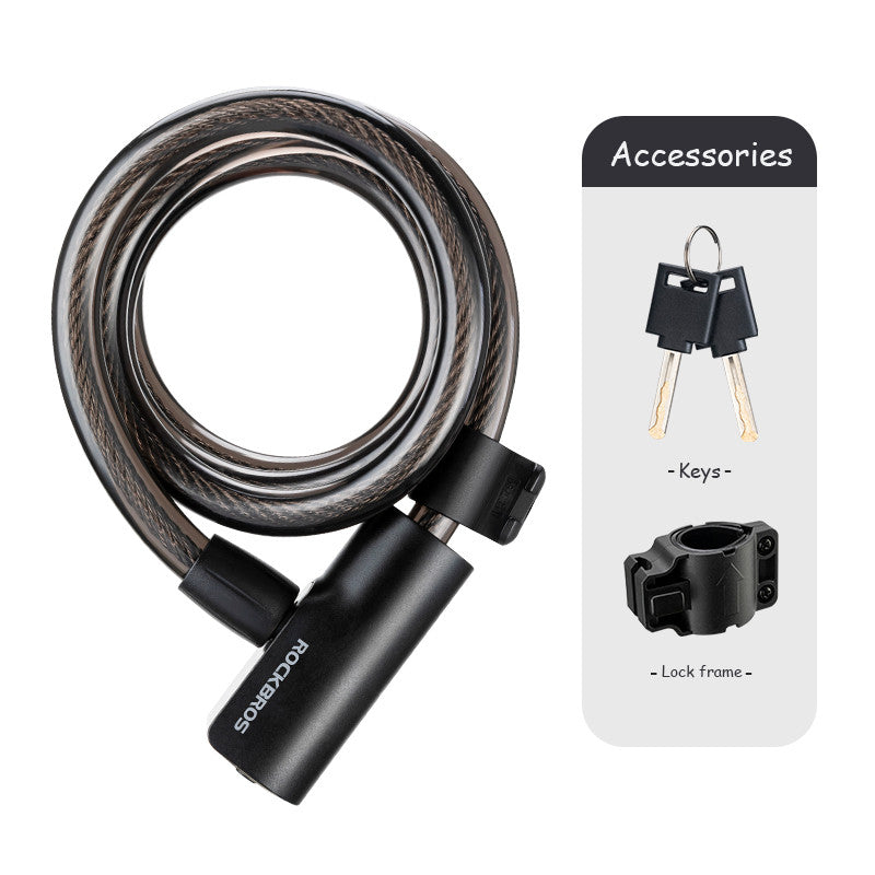 Scooter Lock with Waterproof Chain and Bike Chain Lock & Keys