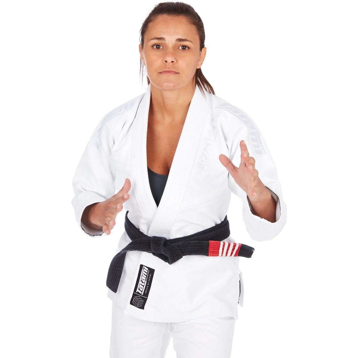 Women's BJJ Gi Tatami Fightwear Estilo Black Label White/White
