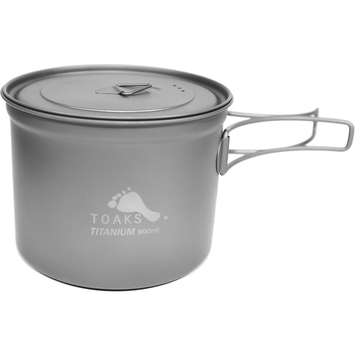 Titanium Camping Cook Pot 900ml D115mm Outdoor Cooking Gear