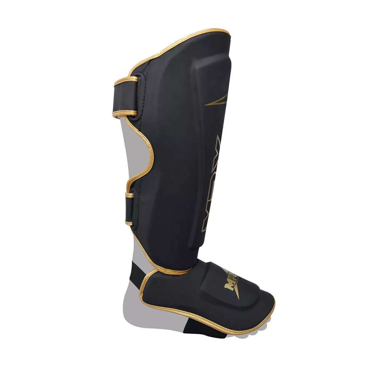 MMA Shin Guards Instep Pads with Extra Padding for Boxing Muay Thai Training