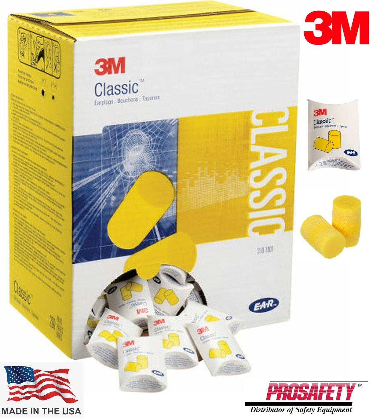 Disposable Foam Earplugs Noise Reduction NRR 29dB Uncorded Bulk Options