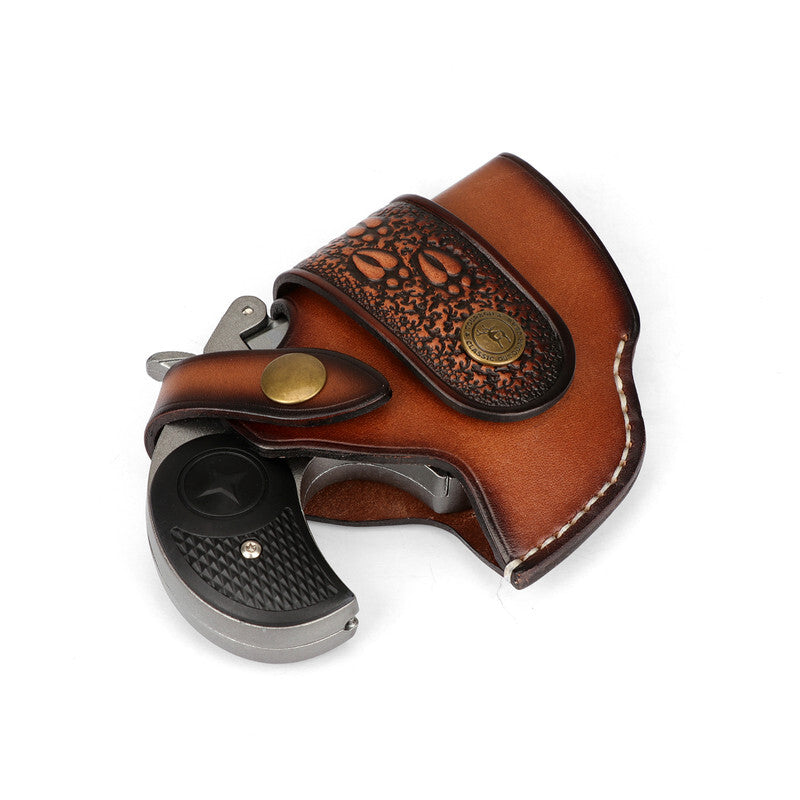 Leather Gun Holster for Revolvers and Handguns - Tactical Concealed Carry