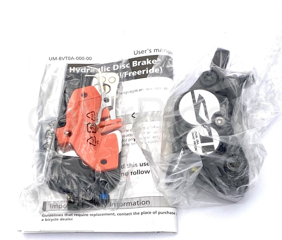 Shimano Saint BR-M820 Hydraulic Disc Brake Caliper 4-Piston Post Mount