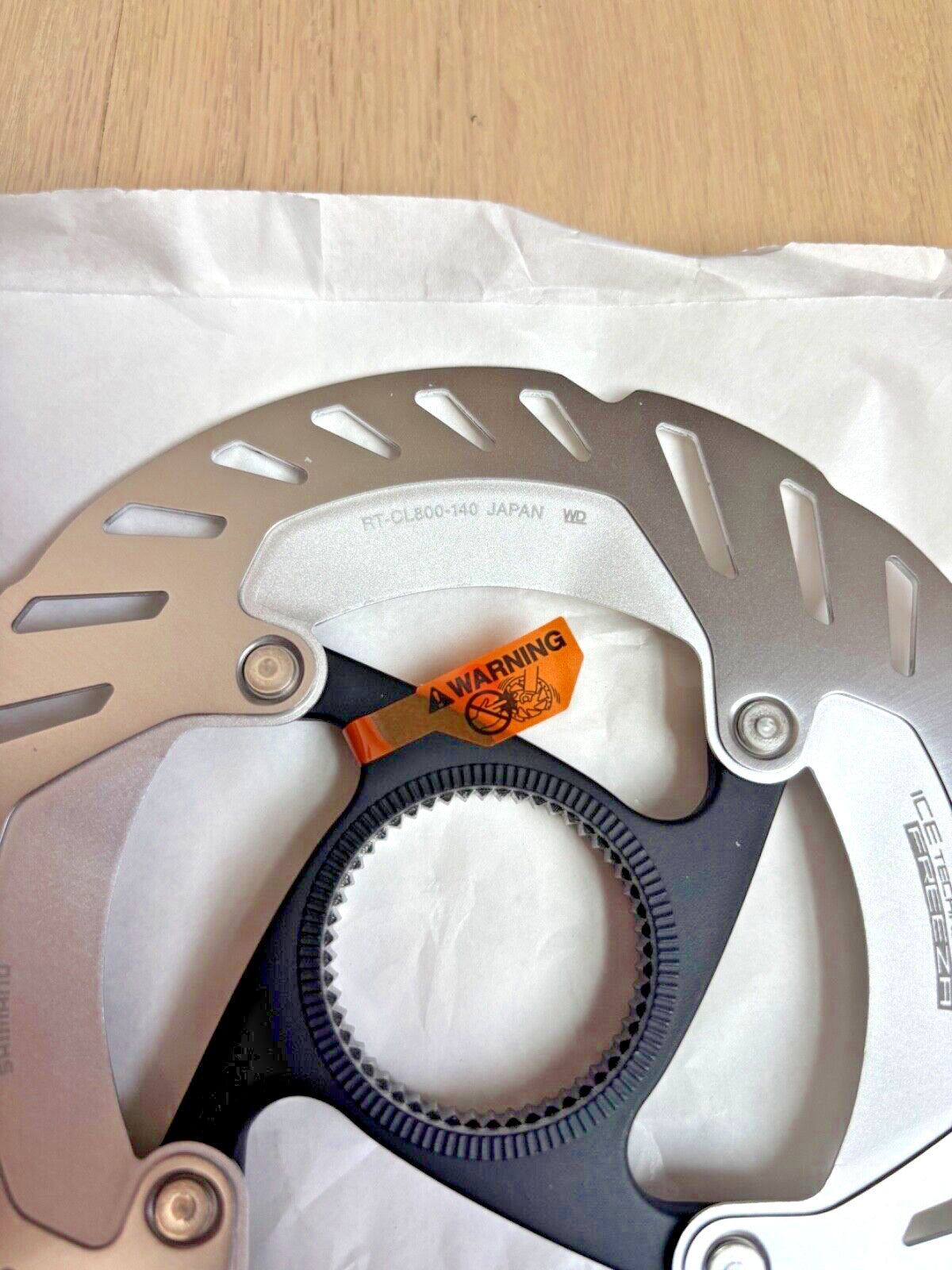 Shimano Ultegra/GRX Center Lock Disc Brake Rotor 140mm + 160mm Lockring Kit
