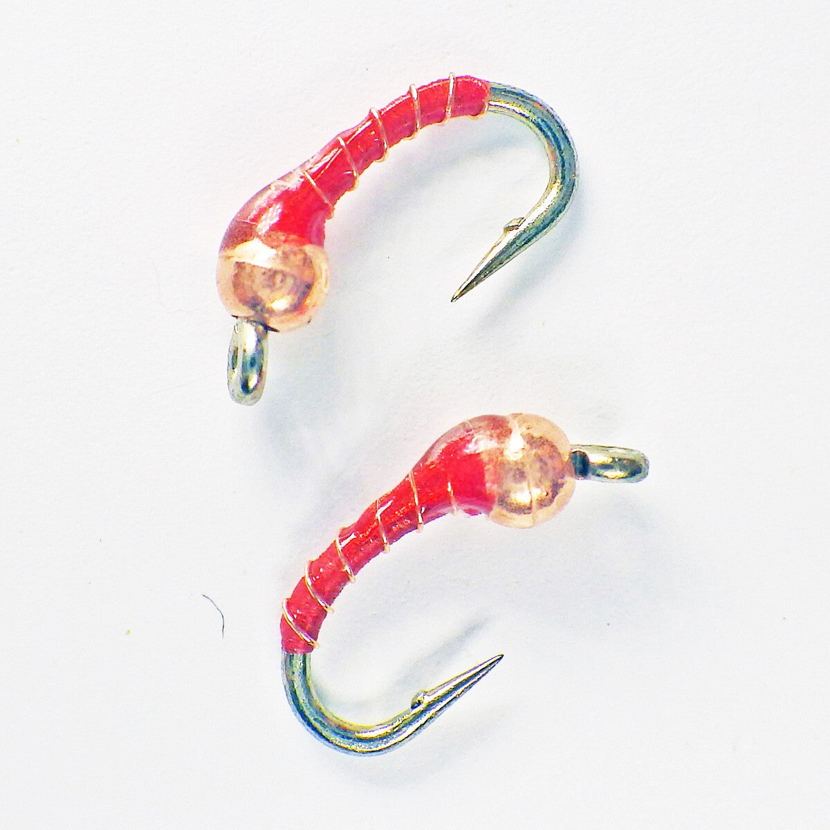 Copper Red Tungsten Midge Nymphs Fly Fishing Flies - Premium Trout Lures #20