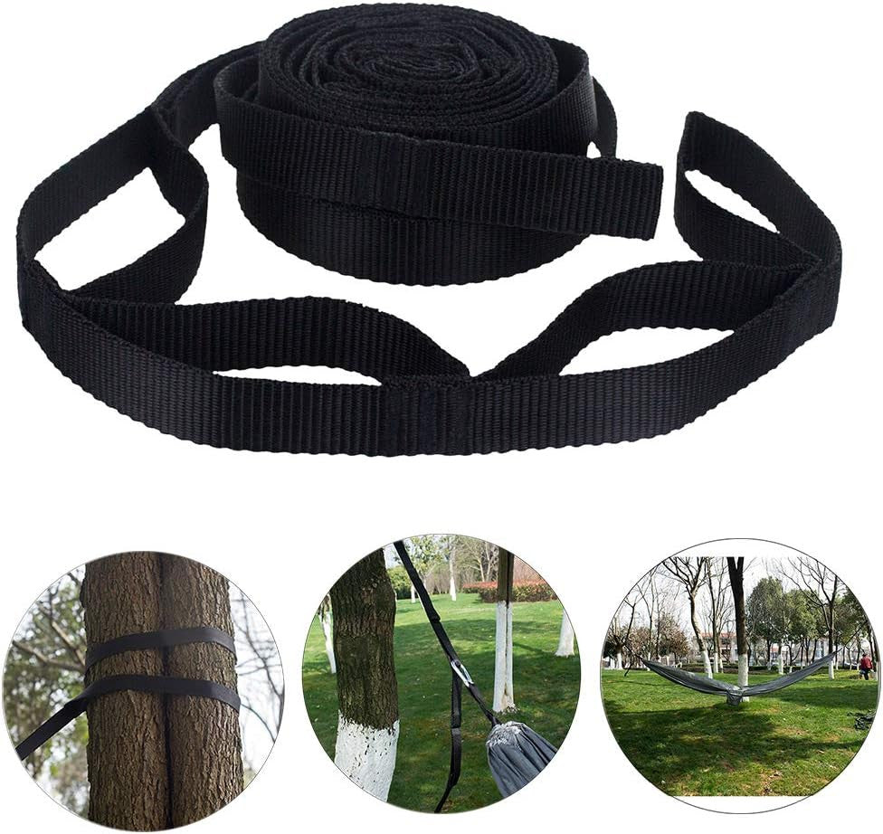 2 Pack Hammock Tree Straps Set - No Stretch Outdoor Suspension System