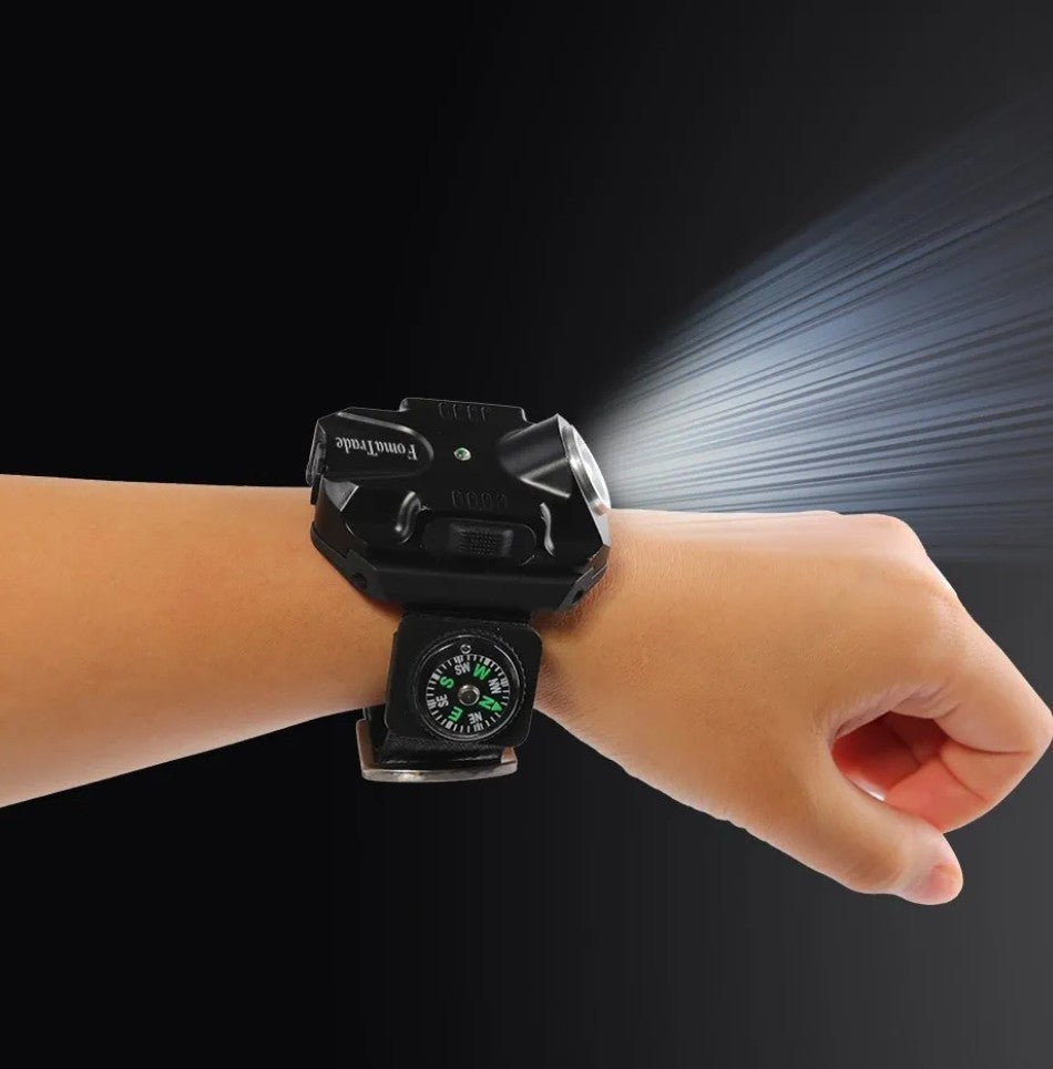 Waterproof LED Wrist Light for Outdoor Activities Camping Hiking