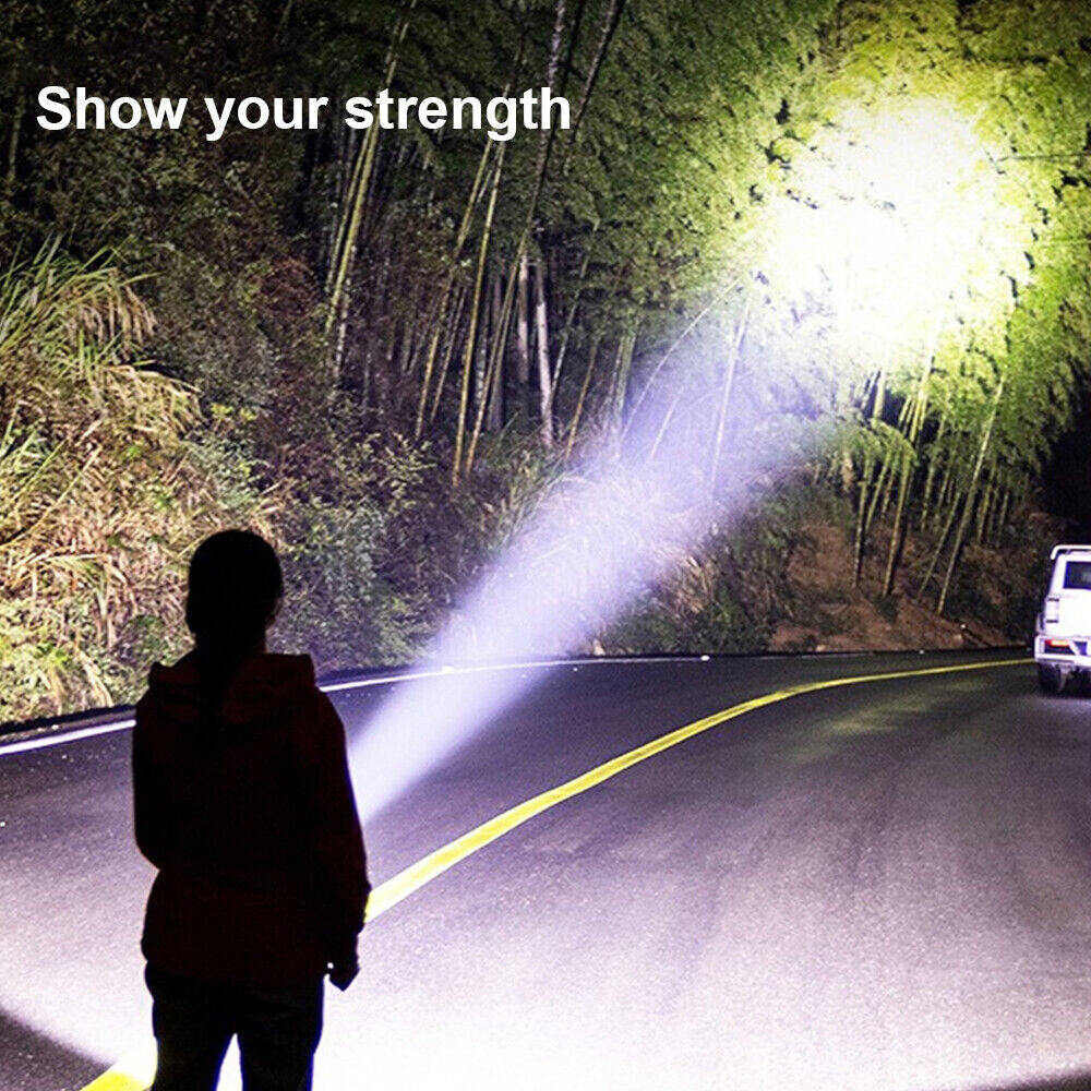 Mini Rechargeable Waterproof LED Flashlight - Compact Power Torch with USB