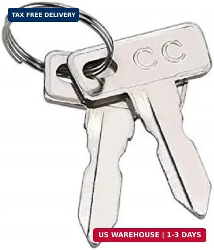 Club Car Golf Cart Replacement Keys - 2 Pack