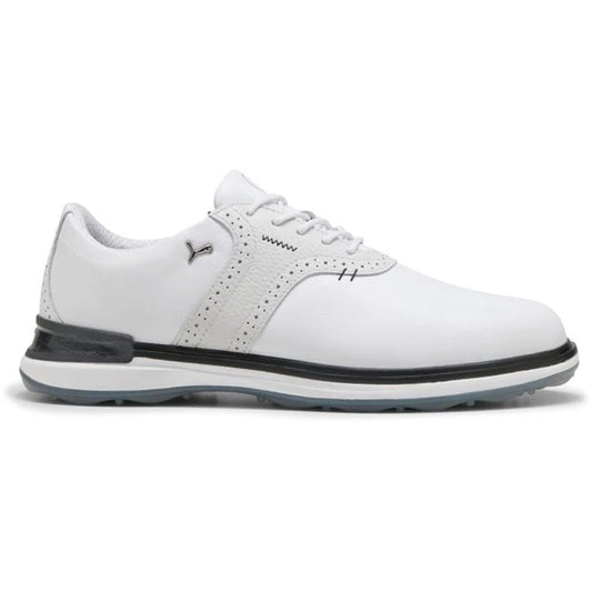 Men's Golf Shoes White Gray Black Spikeless Comfort Performance