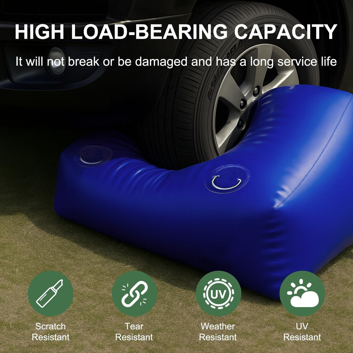 65 Gallon Collapsible Water Bladder Tank for Camping Gardening Emergency