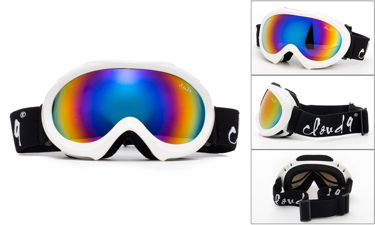 Kids Snow Ski Goggles Dual Lens Youth Ski Goggle with Pouch - Multiple Colors