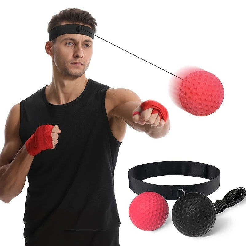 Boxing Reflex Ball Set for Adults Teens Hand-Eye Coordination Training Equipment