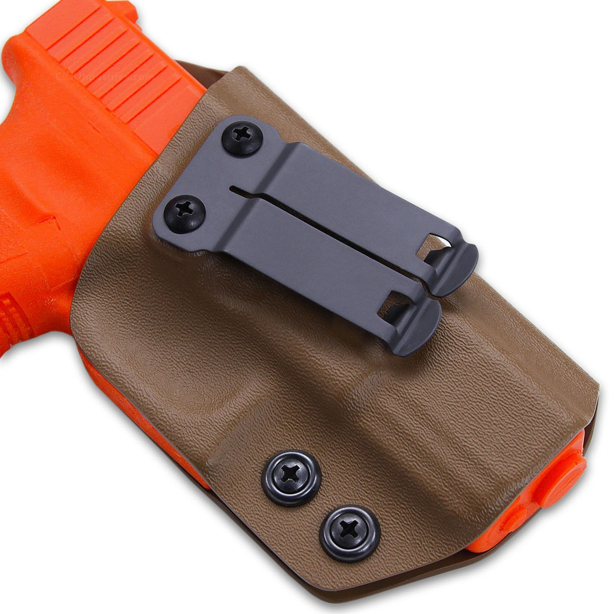IWB Holster Belt Clips - Monoblock Attachment for 1.5-Inch Belts, Multiple Finish Options