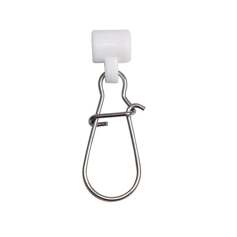 Heavy Duty Fishing Line Sinker Slides with Swivels and Duo Lock - 16 Pack