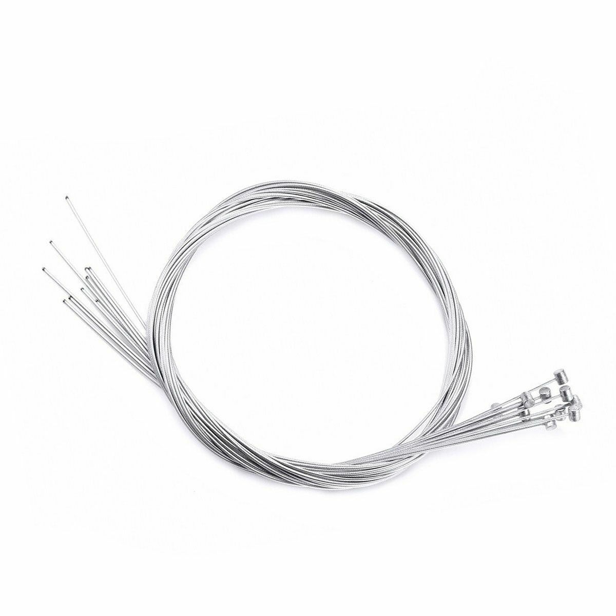 Bicycle Shift & Brake Cables Set - Zinc Plated Steel Inner Wire 10pcs