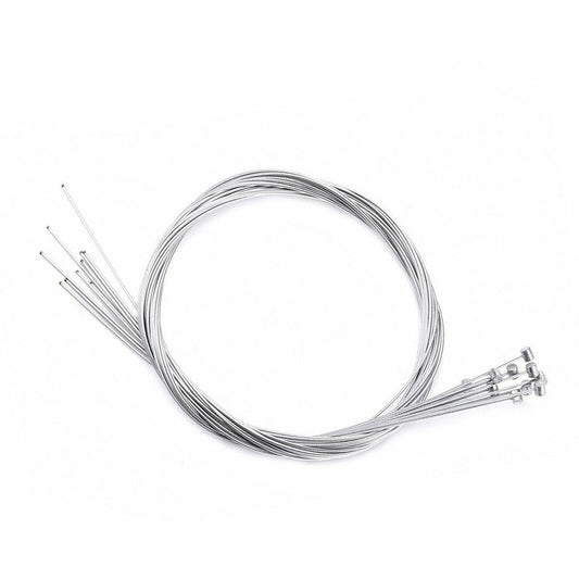 Bicycle Shift & Brake Cables Set - Zinc Plated Steel Inner Wire 10pcs