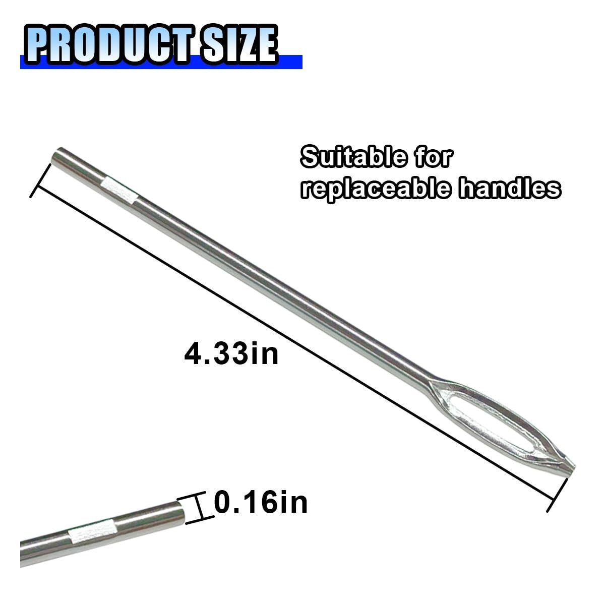 Car Tire Repair Needle Set for Puncture Fixing - 10 High-Quality Replacement Needles