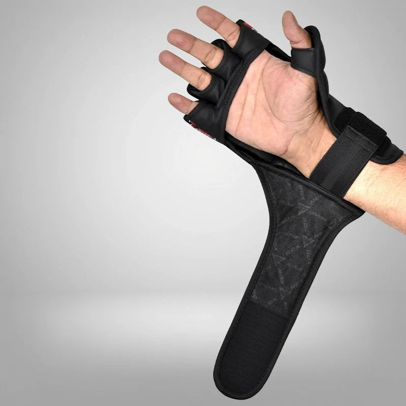 RDX MMA Grappling Gloves Maya Hide Leather Sparring Training Gloves
