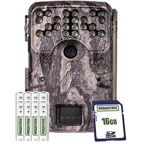 Moultrie A-900 30MP Trail Camera with HD Video, SD Card & Batteries