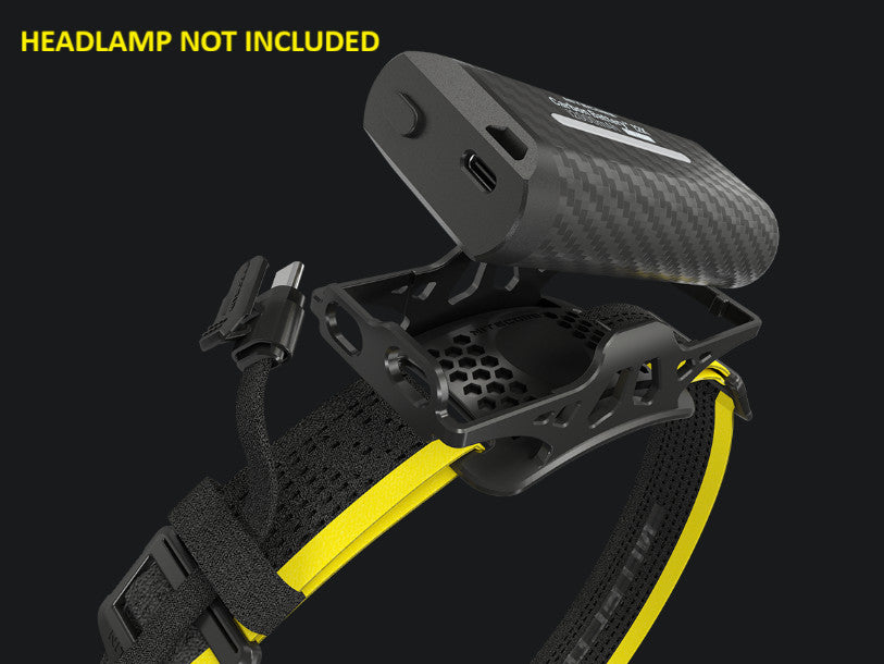 Rechargeable Carbon Battery Kit for Headlamps - Water & Impact Resistant