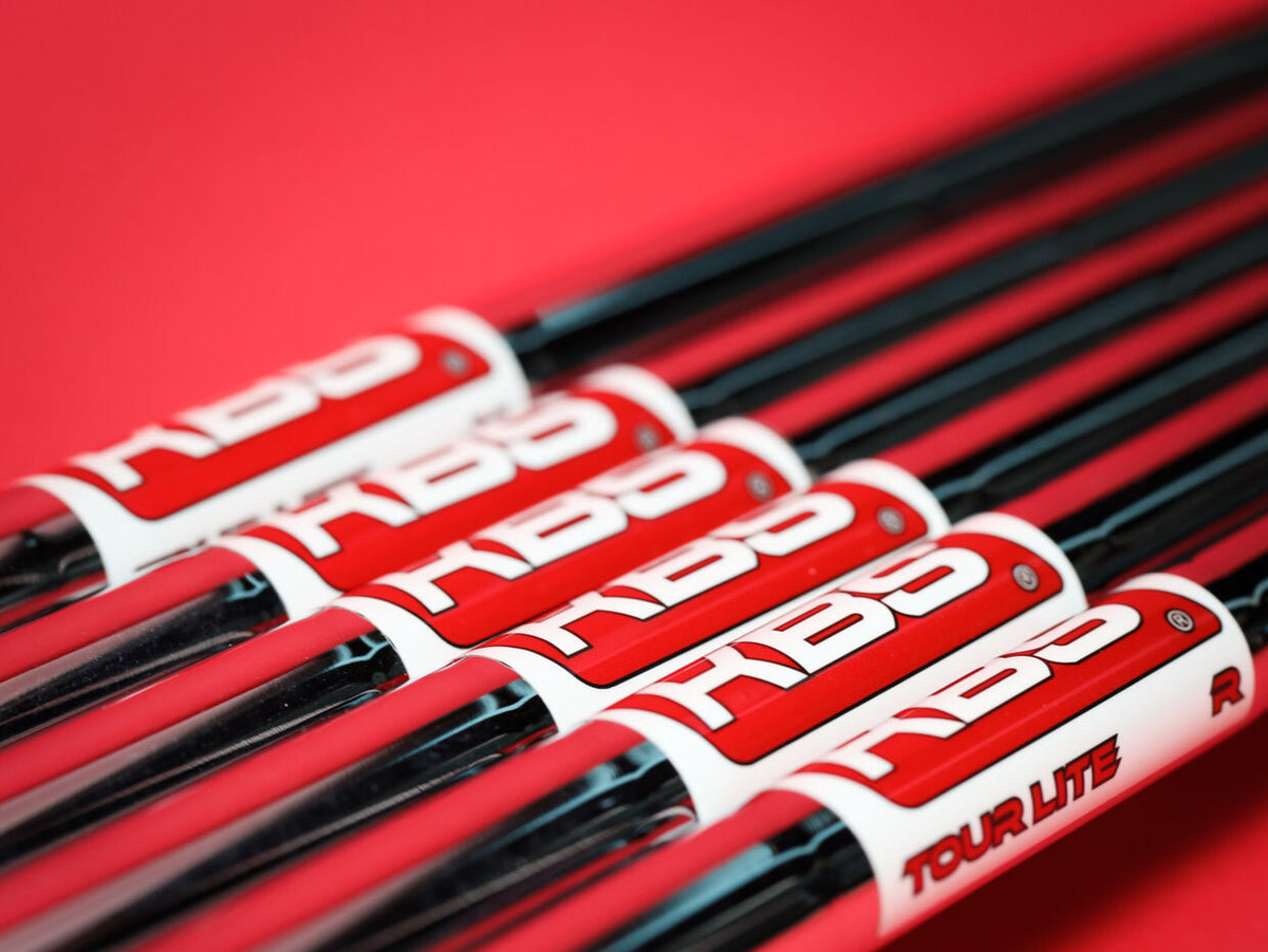 Golf Iron Shaft Set - Steel Parallel Tip Shafts for Custom Clubs