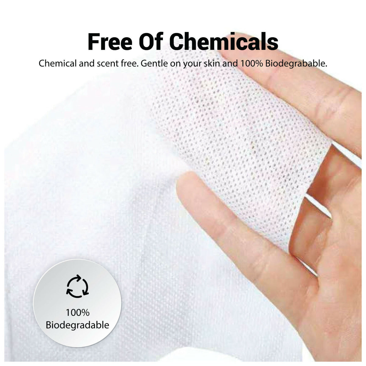 Portable Compressed Towels 100 Pack Eco-Friendly Biodegradable Travel Tissue
