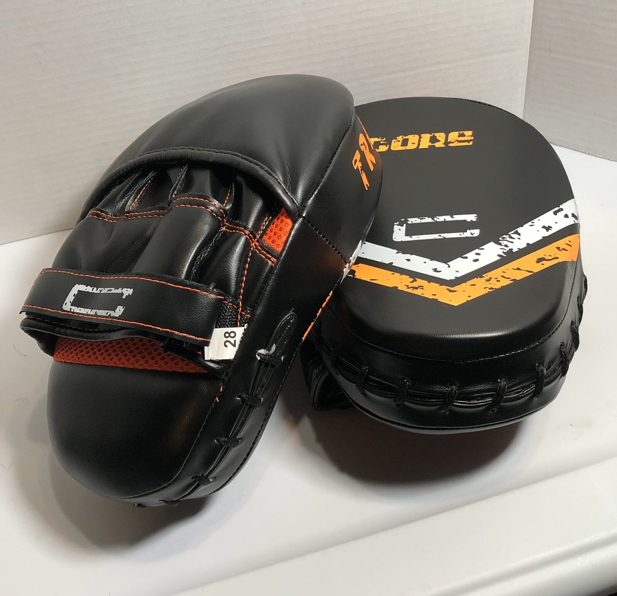 Leather Boxing Punching Mitts Focus Pads Training Gear Size 28