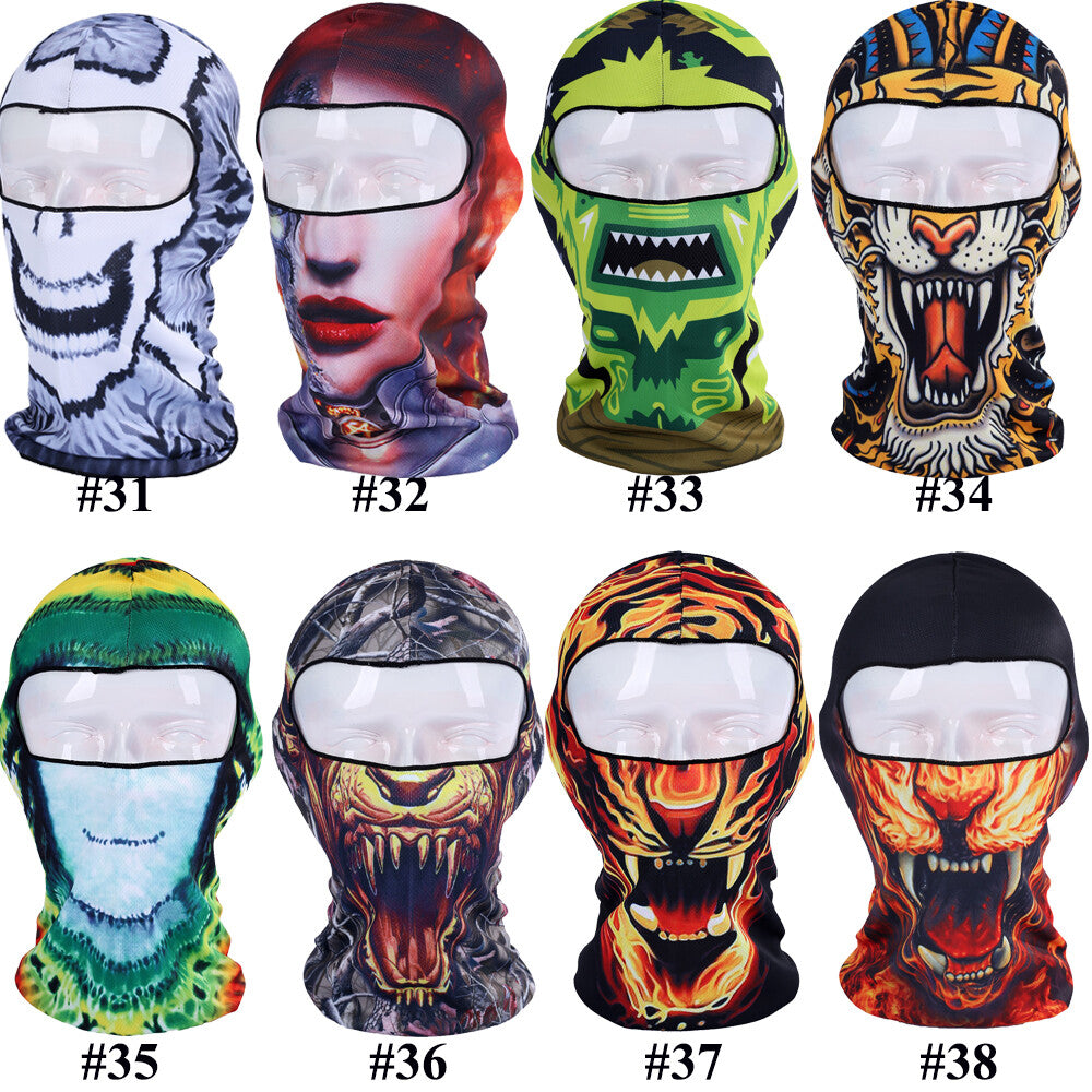 3D Animal Face Mask Balaclava for Halloween Cycling Motorcycle Skiing