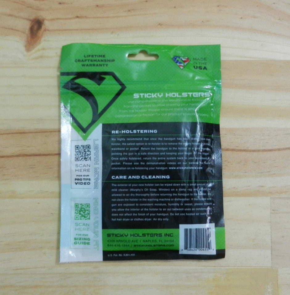 Weapon Holster for SM-1 NAA Black Widow - Ambidextrous, Black